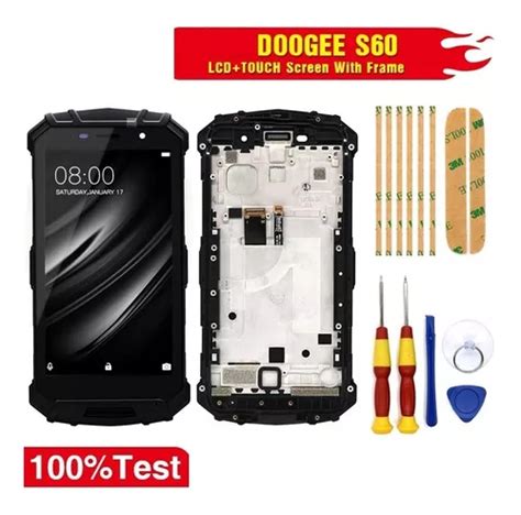 Tela Original Touch Lcd Display Frame Doogee S60 S60lite Frete grátis