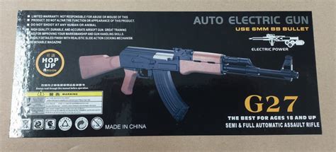 Страйкбольный Автомат Калашникова 47 (G.27) на аккумуляторе (металл ...