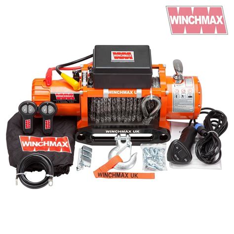 Winchmax 13500lb Synthetic Rope Winch