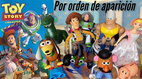 Personajes TOY STORY 1995 Colección por orden de aparición YouTube