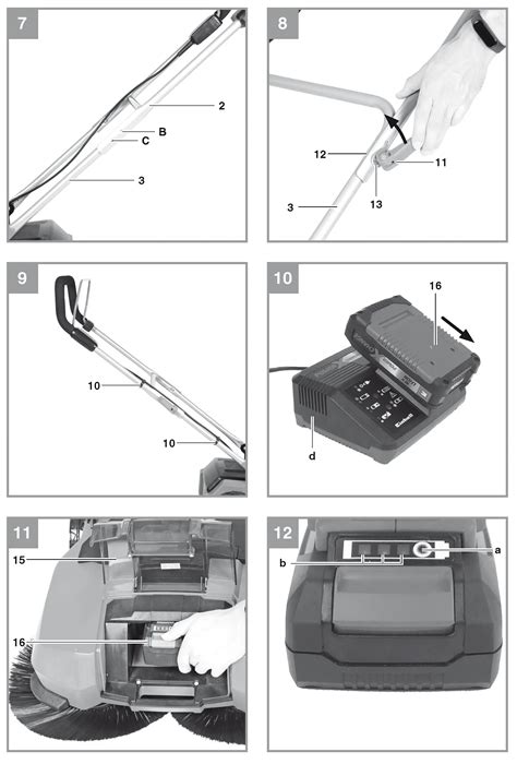 Einhell Cordless Push Sweeper Instruction Manual