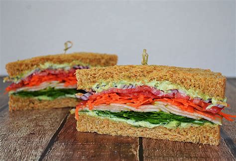 Veggie Club Sandwich TheVegLife