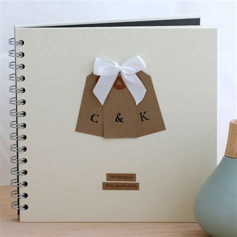 personalised wedding guest book by posh totty designs creates ...