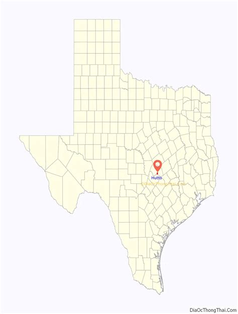 Map of Hutto city