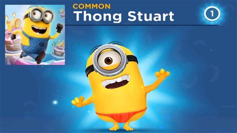 Despicable Me Minion Rush Thong Stuart Unlock New Minion Costume