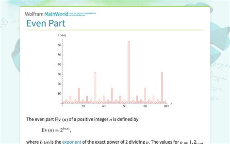 Even Part From Wolfram Mathworld