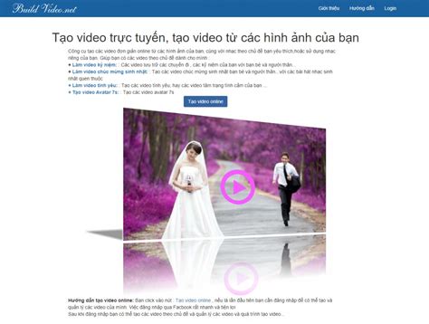 Top 12 Trang Web, Phần Mềm Làm Video Từ Ảnh Online Miễn Phí Tốt Nhất – Website WP