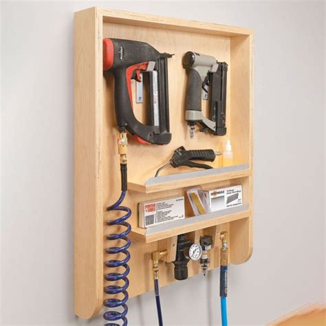 Woodsmith Wall Mounted Air Tool Cabinet Plans Woodpeckers