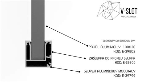 Profil Ogrodzeniowy Aluminiowy 40x40 Na Wymiar Sklep V Slot