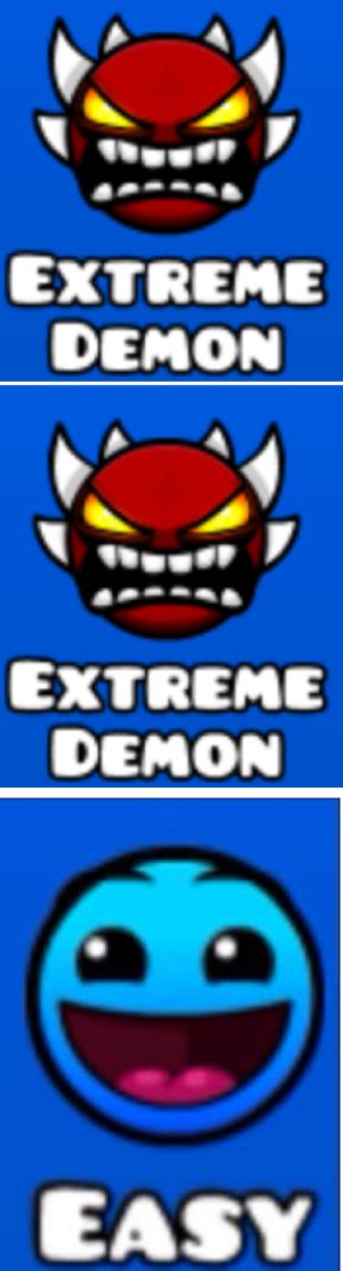 Geometry Dash Extreme Demon Blank Template Imgflip