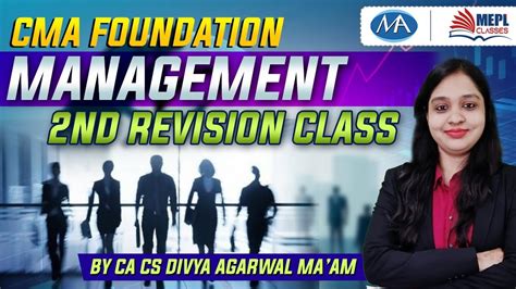 Cma Foundation Management Revision Ca Cs Divya Agarwal Mohit