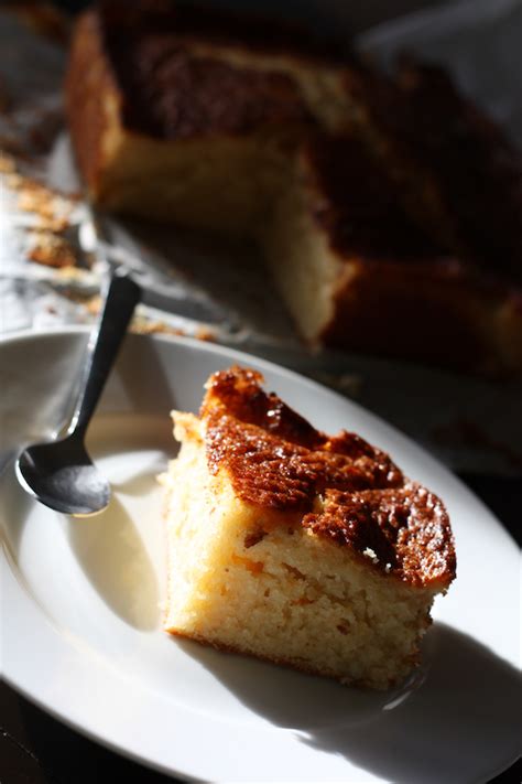 Gâteau au lait et à la semoule ultra moelleux parfumé à la vanille et