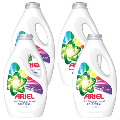 Ariel Colour Washing Liquid 35 Washes Case Of 4 X 1225l Wilko