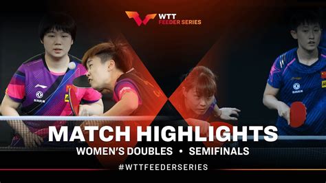 Zhang Rui Kuai Man Vs Liu Weishan Fan Siqi Wd Sf Wtt Feeder Doha