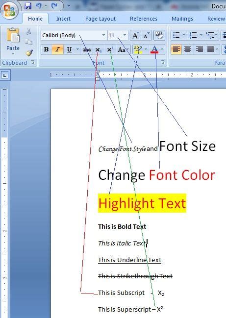 Simple Easy Procedures To Perform Basic Text Formatting In Ms Word