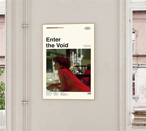 Enter The Void Movie Poster Enter The Void Poster Midcentury Art