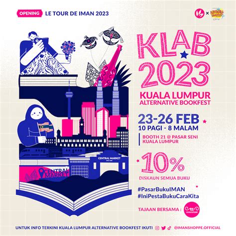 Dah Sedia Untuk Kuala Lumpur Alternative Bookfest KLAB 2023