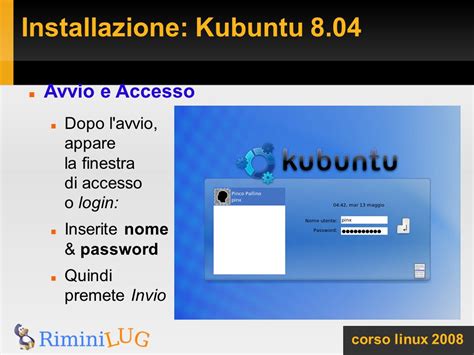 Installazione Kubuntu Corso Linux Riminilug Presenta Guida