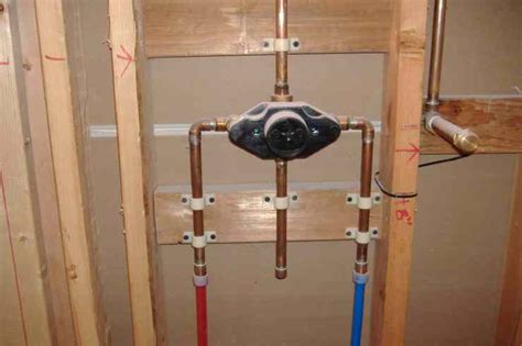 Pex Shower Plumbing Diagram