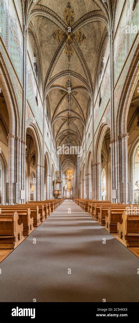 Interior view of the Uppsala Cathedral (Domkyrka). Uppsala, Sweden, Scandinavia Stock Photo - Alamy