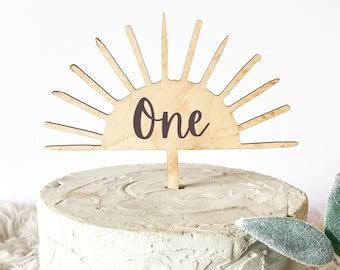 Sun Cake Topper Sun Cake Decorations You Are My Sunshine Etsy