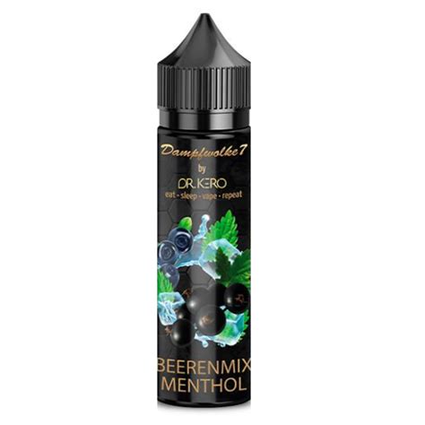 Beerenmix Menthol Dampfwolke 7 By Dr Kero Aroma 10ml 60ml Schwarze