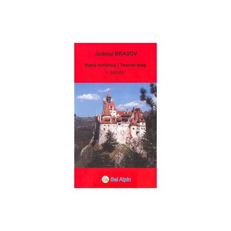 Brasov Region Tourist Map | Stanfords