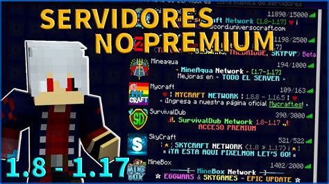 Top Servidores De Minecraft No Premium Sin Lag Skywars