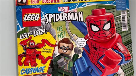 Neue Lego Marvel Spider Man Magazin Nr Mit Carnage Youtube