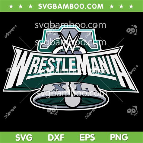 Wrestle Mania SVG PNG