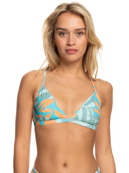 Roxy Pro The Cut Back Top De Bikini Triangular Para Mujer Roxy