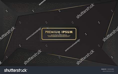 Luxury Black Gold Wallpaper Design Stock Vector (Royalty Free ...