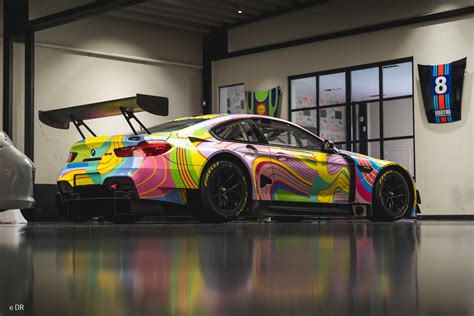 24h Spa La Bmw M6 Gt3boutsen Ginion Racing ‘art Car Se Dévoile