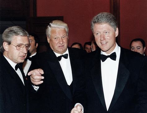Фото "Борис Ельцин и Билл Клинтон", 27 сентября 1994, США, г. Вашингтон ...