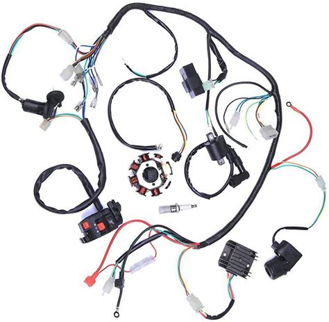 Amazon Wphmoto Complete Electrics Wiring Harness Stator Coil Cdi