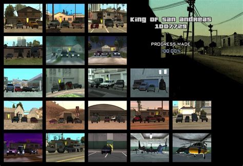 Gta San Andreas The King Of San Andreas Savegame Original Modded