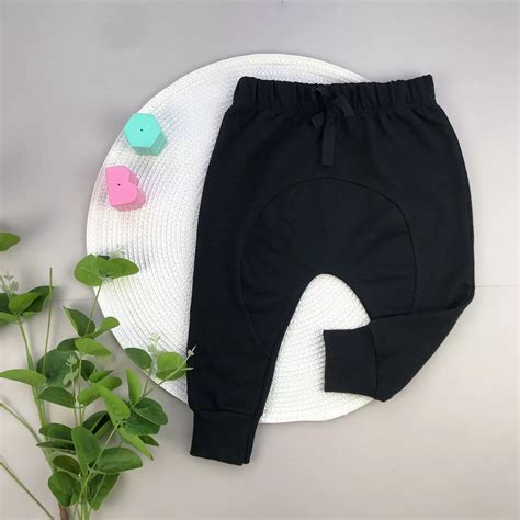 Calça Saruel Moletom Peluciado Preto Baby Mee Moda Bebe