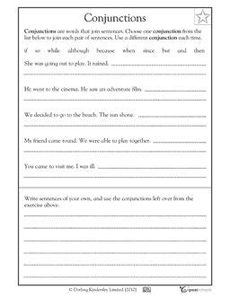 Conjunctions Worksheets Activities Greatschools Conjunctions