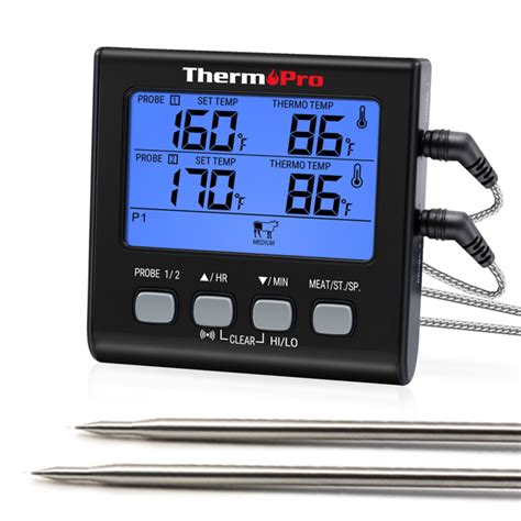 Кулинарный термометр ThermoPro, с щупом 20 см, для духовки, для еды ...