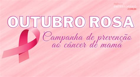 Outubro Rosa Campanha De Prevenção Ao Câncer De Mama Singuesp