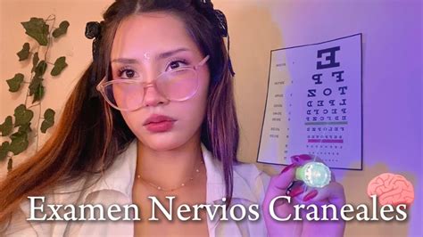 ASMR EXAMEN NERVIOS CRANEALES I RP DOCTORA TIMIDA ASMR en ESPAÑOL I