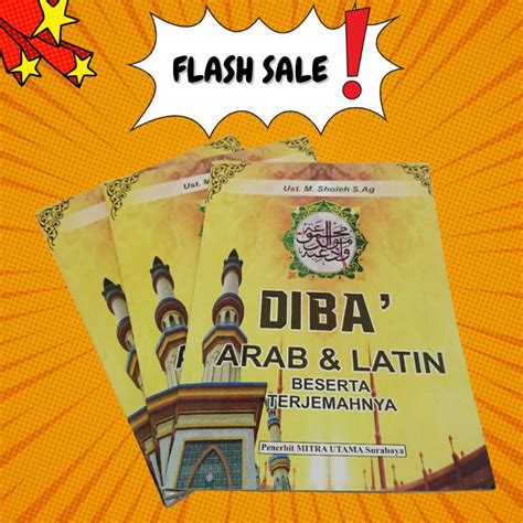 Jual Buku Diba Arab Dan Terjemah Komplit Buku Diba Disertai Arab