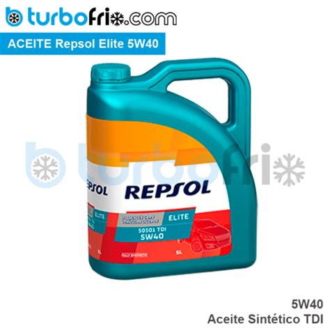 Aceite Repsol Elite Tdi W Turbofr O Especialistas En Turbos