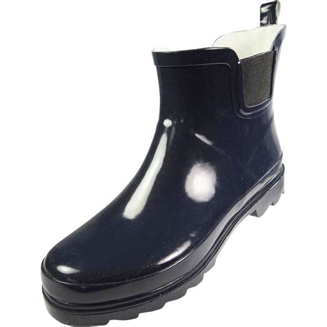 New Norty Women Low Ankle Rain Boots Rubber Snow Rainboot Garden Shoe Bootie Ebay