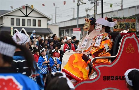 山口県のきつね行列が可愛い！2023年花岡福徳稲荷「稲穂祭」で「きつねの嫁入り」行列を見よう！｜株式会社オマツリジャパン