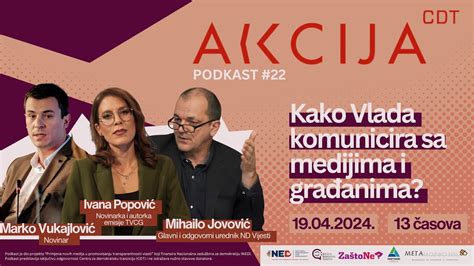 Akcija Cdt Kako Vlada Komunicira Sa Medijima I Gra Anima Youtube