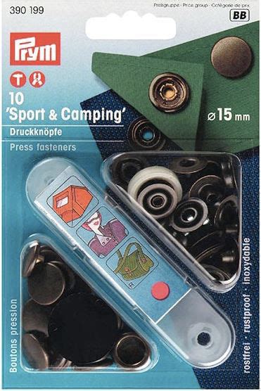 SPORT CAMPING Druckknöpfe