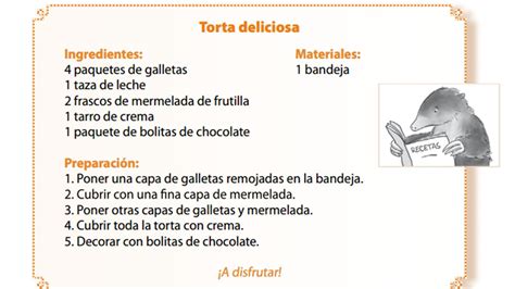 Introducir 58 Imagen Texto Instructivo De Recetas Para Niños Abzlocal Mx