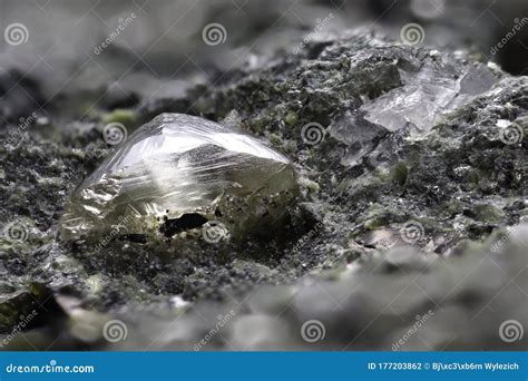 Diamond Nestled In Kimberlite Stock Photo Image Of Fortune Real