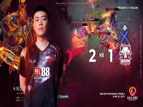 Dpc Sea Tour Duel Sengit Talon Esports Hantam Boom Esports Liga